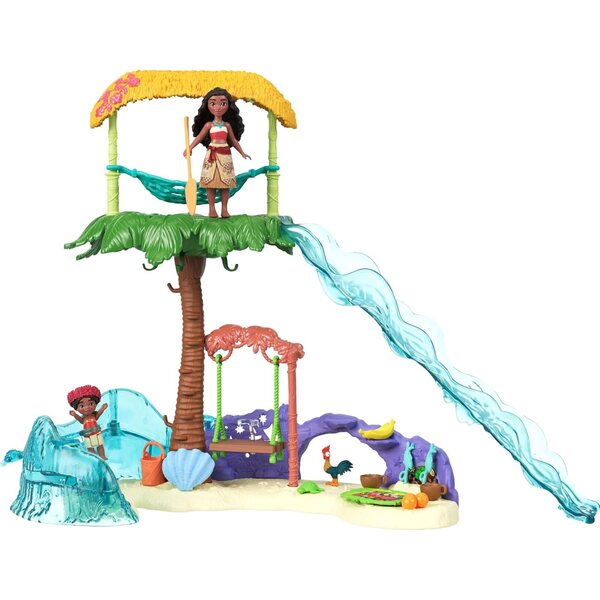 Mattel Disney Moana 2: Adventure Island Game with 5 Areas and Complete Accessories
