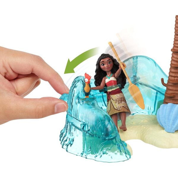 Mattel Disney Moana 2: Abenteuerinselspiel mit 5 Bereichen und komplettem Zubehör