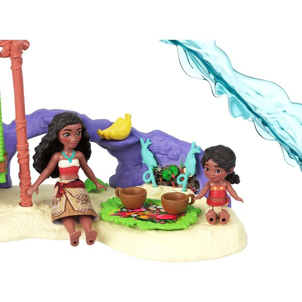 Mattel Disney Moana 2: Abenteuerinselspiel mit 5 Bereichen und komplettem Zubehör
