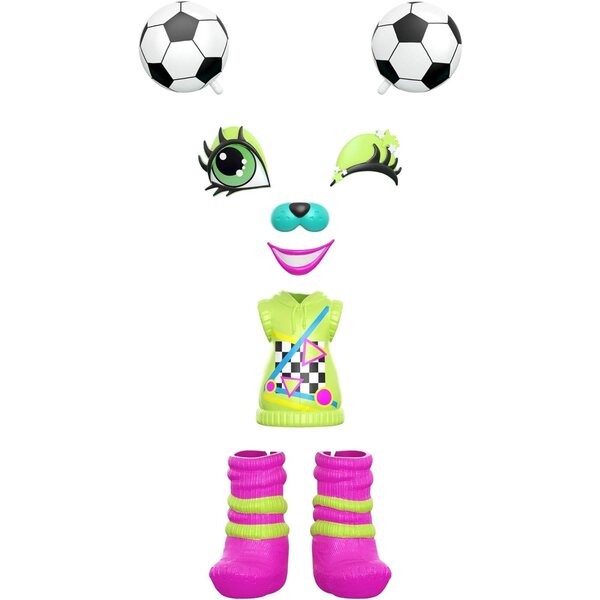 Mattel Lotta Looks Soccer Star Mood Pack με κομμάτια Plug/Play για παιδιά