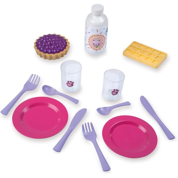Smoby Picknickmand 2 in 1 Gabby met 14 accessoires, transformeerbare tafel, vanaf 3+ jaar