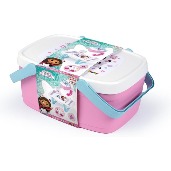 Smoby Picknickmand 2 in 1 Gabby met 14 accessoires, transformeerbare tafel, vanaf 3+ jaar
