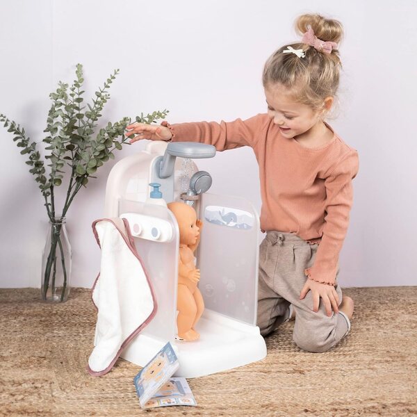 Ducha voor Smoby Baby Nurse-poppen met accessoires en waterfunctie tot 42 cm