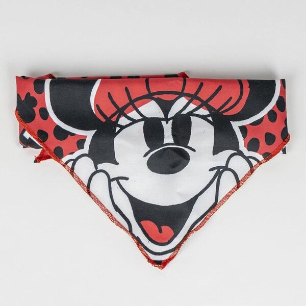 Roze Minnie Mouse welkomstcadeauset voor honden met halsband, voerbak en accessoires