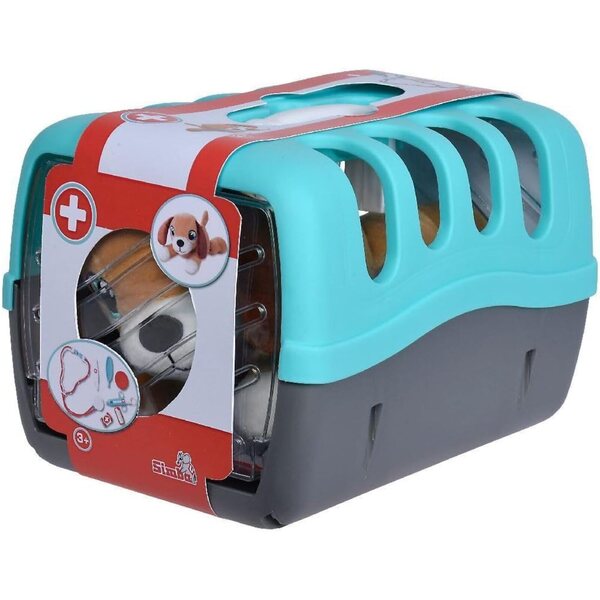 Simba Maleta Veterinary mit Plüschtier und Zubehör – 7 Teile für Kinder ab 3 Jahren