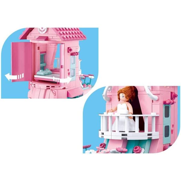 Sluban Girls Dreams Trouwkamer 398 stuks – Hoogwaardige constructies voor kinderen