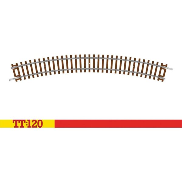 Hornby TT8005 Curva de Via TT 3er Radio 30°, Radius 353mm for Model Railways