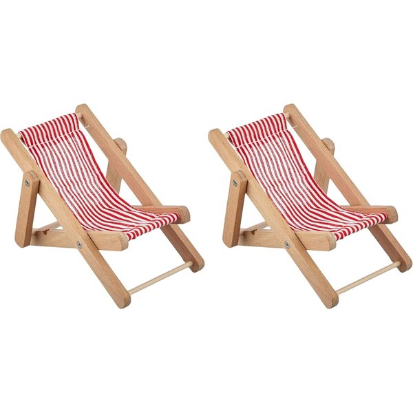Goki Puppenbett aus Naturholz – Set mit 2 Puppenbetten