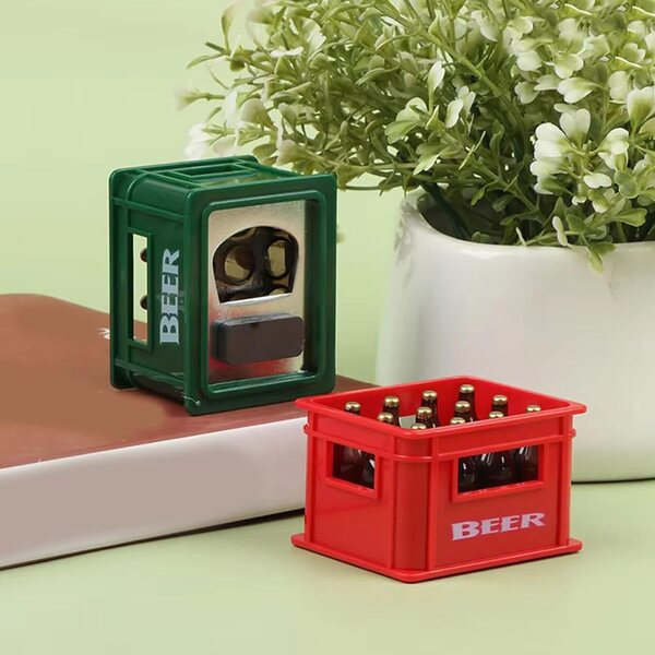 Miniatura Bierkiste e Bottiglie per casa delle bambole 1:12 Accessorio Decorativo Realistico