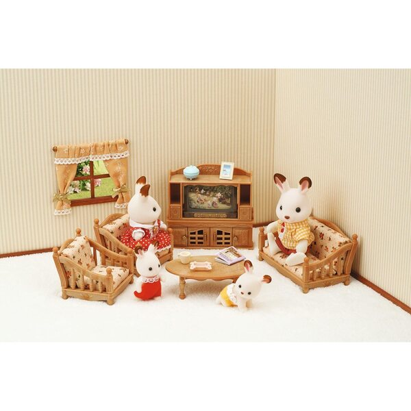 Sylvanian Families 5339 Wohnzimmermöbel-Set für Puppenhaus, mehrfarbig