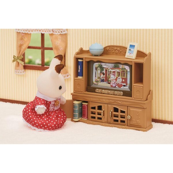 Sylvanian Families 5339 Wohnzimmermöbel-Set für Puppenhaus, mehrfarbig