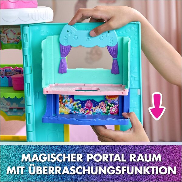 GABBY'S DREAMWORKS DOLLHOUSE Spa-tastisches Badezimmer-Set mit Figuren und Zubehör
