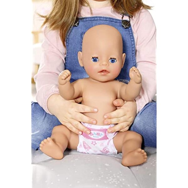 BABY born Little 2 Pz. Pannolini per Bambole 36 cm con Chiusura a Strappo