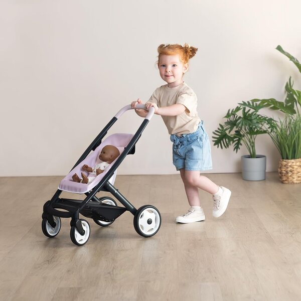 Smoby Maxi-Cosi 3-in-1 Puppenwagen für Kinder ab 3 Jahren mit Babywanne und Buggy