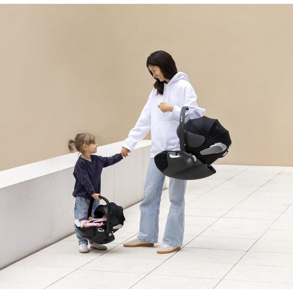 Corolle Cybex 2in1 Trageschale und Wiege für Puppen 36-42cm mit Gürtel und Baldachin