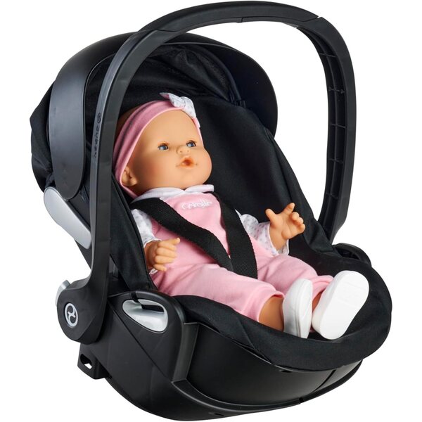 Corolle Cybex 2in1 Trageschale und Wiege für Puppen 36-42cm mit Gürtel und Baldachin