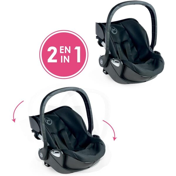 Corolle Cybex 2in1 Trageschale und Wiege für Puppen 36-42cm mit Gürtel und Baldachin