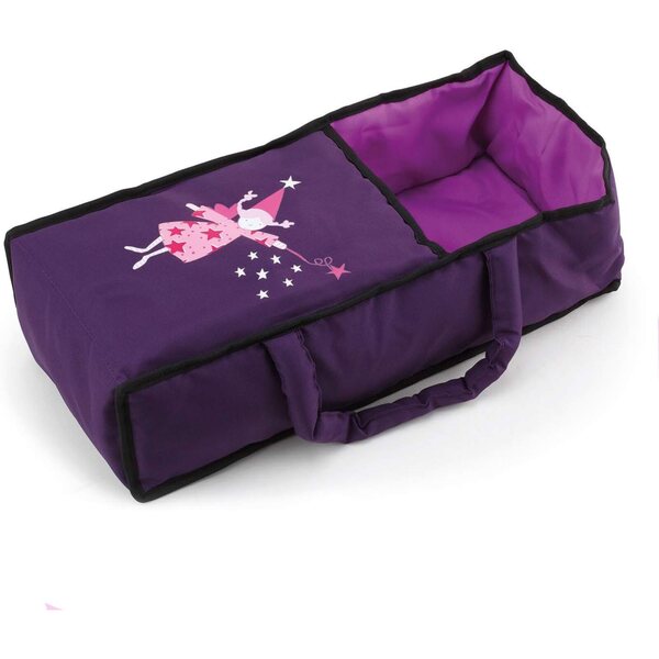 Bayer Design passeggino per bambole Grande lila 46-75 cm con lettino e accessori inclusi