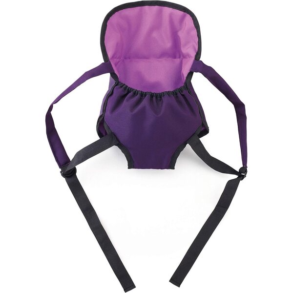 Bayer Design passeggino per bambole Grande lila 46-75 cm con lettino e accessori inclusi