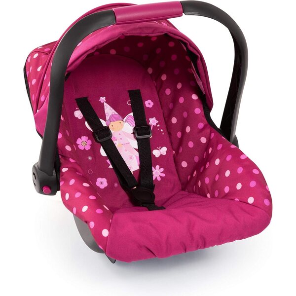 Bayer Design EasyGo Puppensitz Bordeaux mit Schutz und Sicherheit für Puppen bis 46 cm