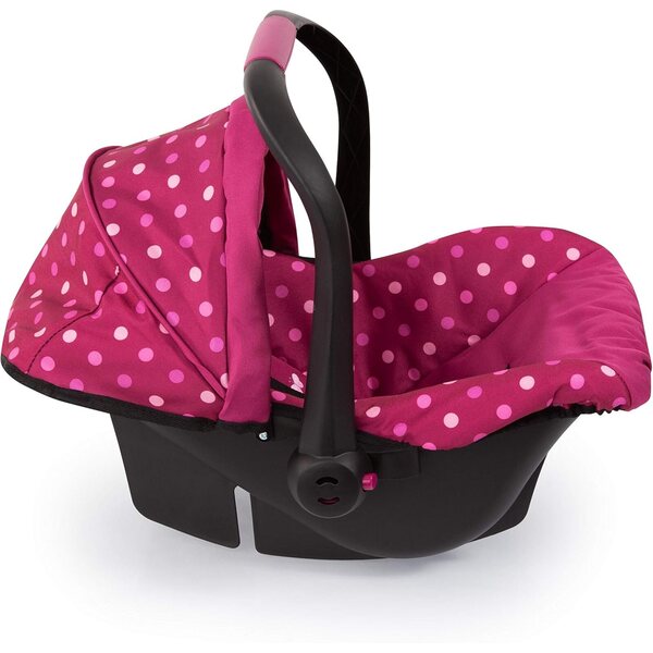 Bayer Design EasyGo Puppensitz Bordeaux mit Schutz und Sicherheit für Puppen bis 46 cm