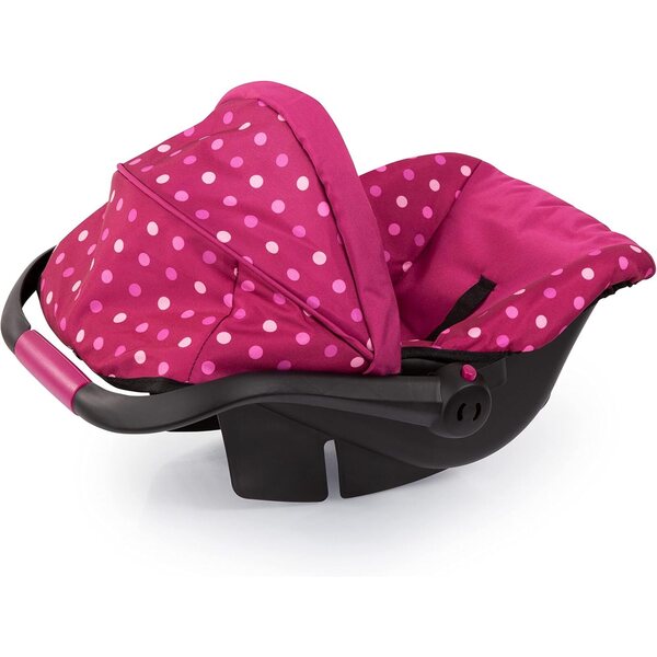 Bayer Design EasyGo Puppensitz Bordeaux mit Schutz und Sicherheit für Puppen bis 46 cm