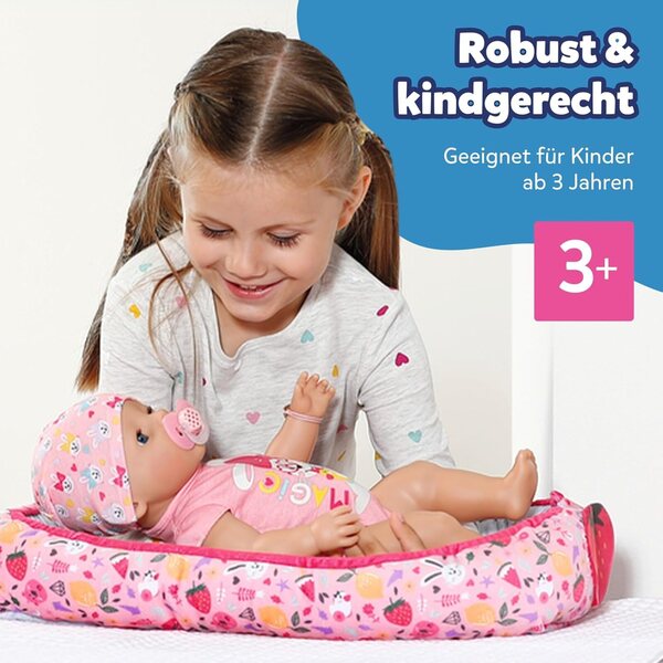 BABY born Baby Nest per bambole 36-43 cm - Accessorio morbido e colorato per gioco sicuro