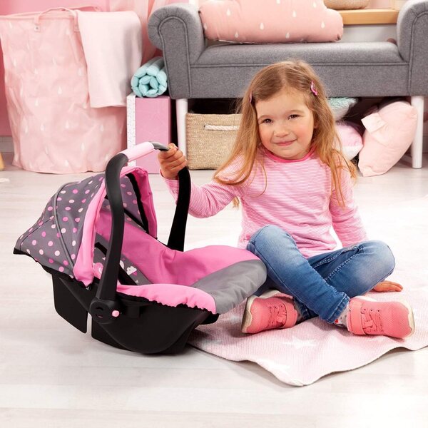 Bayer Design EasyGo Puppensitz mit Sicherheit und Verdeck für Kinder ab 3 Jahren