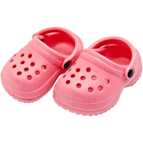 Heless Clogs Rosa per Bambole 32-38 cm - Scarpe Facili da Indossare e Sicure