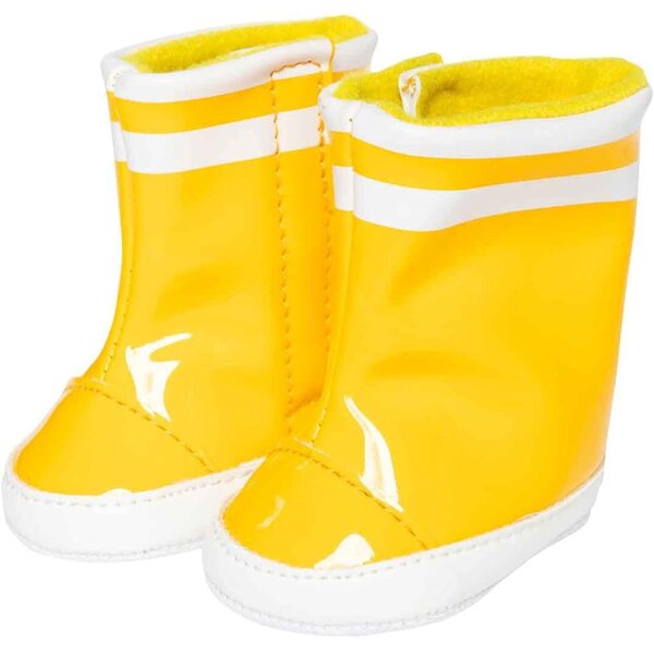 Gummistivali gialli per bambole 38-45 cm Heless pratici e alla moda