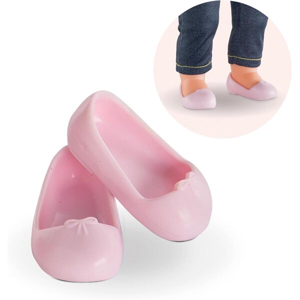 Corolle Scarpe Ballerine Rosa per Bambole Ma Corolle 36cm - Adatte Dai 4 Anni