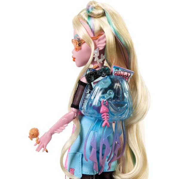 Monster High Lagoona Blue con neptuna e accessori scuola e mare per giochi creativi