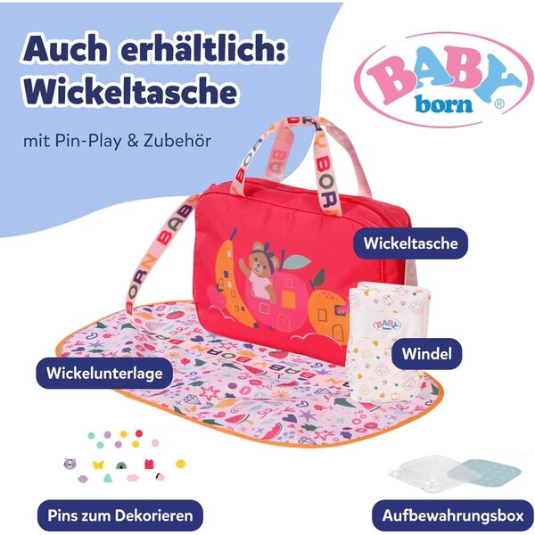 BABY Born Neugeborenen-Set 43 cm – Accessori completi per bambole 43 cm