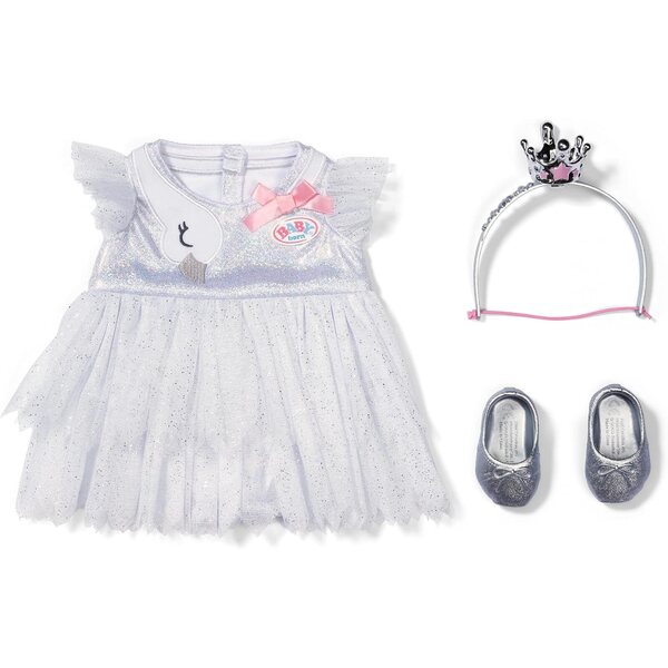 BABY born Ballerina Outfit con abito in tulle e Accessori per Bambole 43 cm