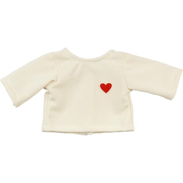 Heless vestiti per bambole cuore coriandoli set da 3 pezzi per bambole 28-35 cm