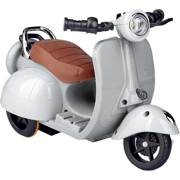 Miniatur-Elektromotorrad-Stunt-Scooter-Spielzeugzubehör für Puppen und Dekoration