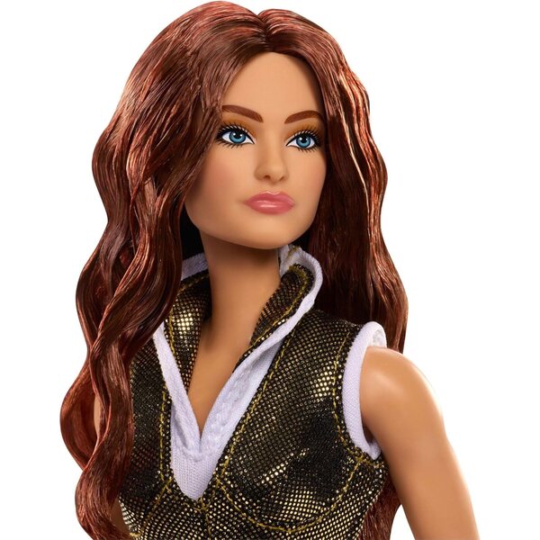 Barbie Signature Teela mit Overall, Schwert und Display – MOTU Film Edition