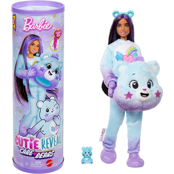 Barbie Cutie Reveal Orsetti del cuore Serie 2 con 10 Sorprese e Cambio Colore