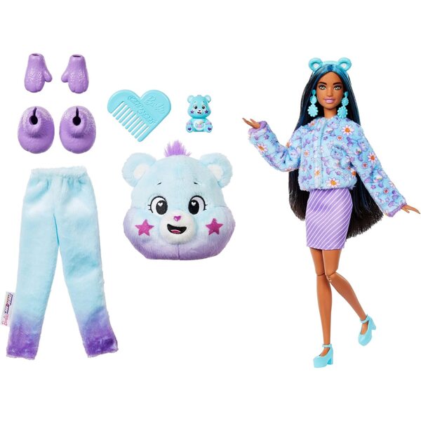 Barbie Cutie enthüllt Glücksbärchis Serie 2 mit 10 Überraschungen und Farbwechsel