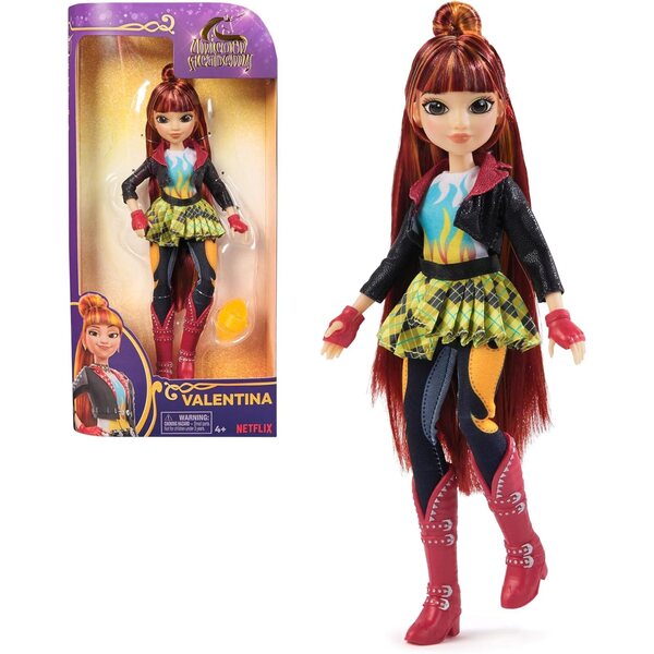 Unicorn Academy Valentina κούκλα φόρεμα 24 cm με 5 αξεσουάρ για δημιουργικό παιχνίδι