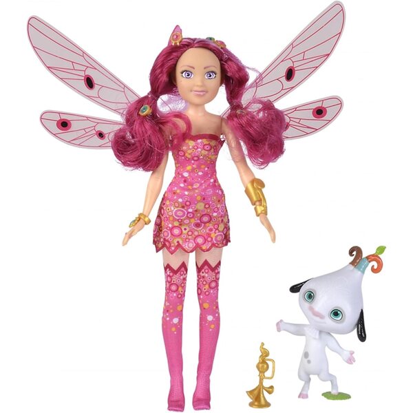 Simba Mia and Me Phuddle dress-up doll with movable wings and accessories, 23 cm