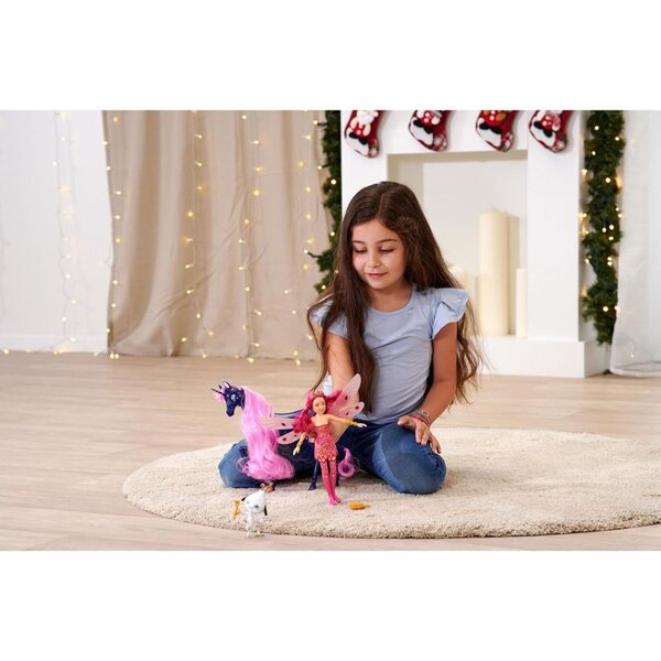 Simba Mia and Me bambola da vestire Phuddle con Ali Mobili e Accessori, 23 cm