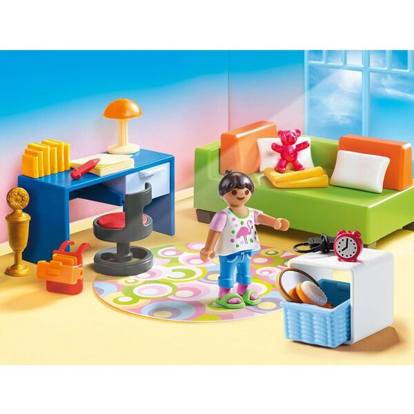 PLAYMOBIL Dollhouse 70209 - Jugendzimmer con Figura Femminile e Accessori, dai 4 Anni
