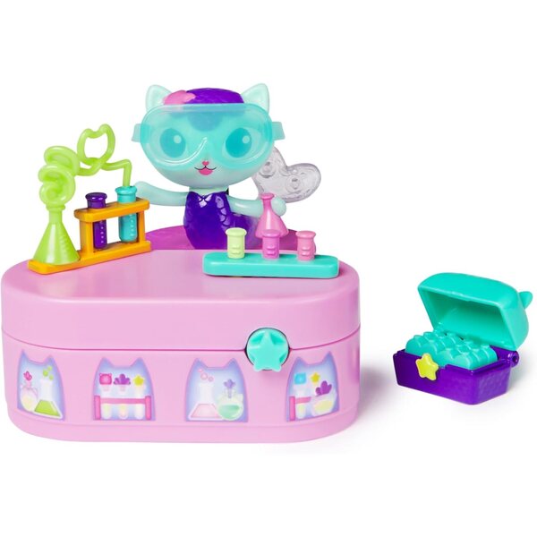DREAMWORKS GABBY'S DOLLHOUSE – Bobble-Kitty-Set mit Möbeln und Zubehör, ab 3 Jahren