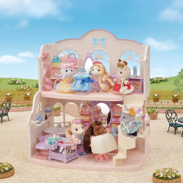 Sylvanian Families 5643 Pony Friseursalon mit Figur und Zubehör für Kinder