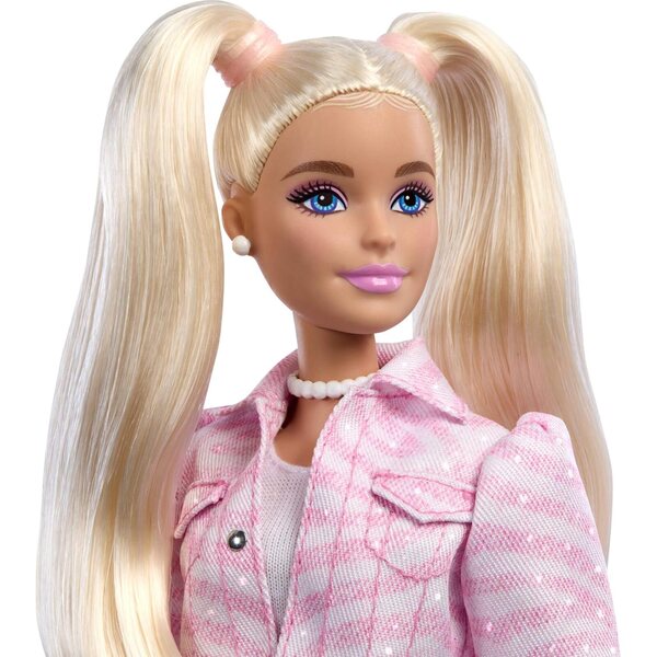 Barbie Deluxe Style Puppe Nr. 9 in rosa Denim mit Accessoires und Perlenschmuck