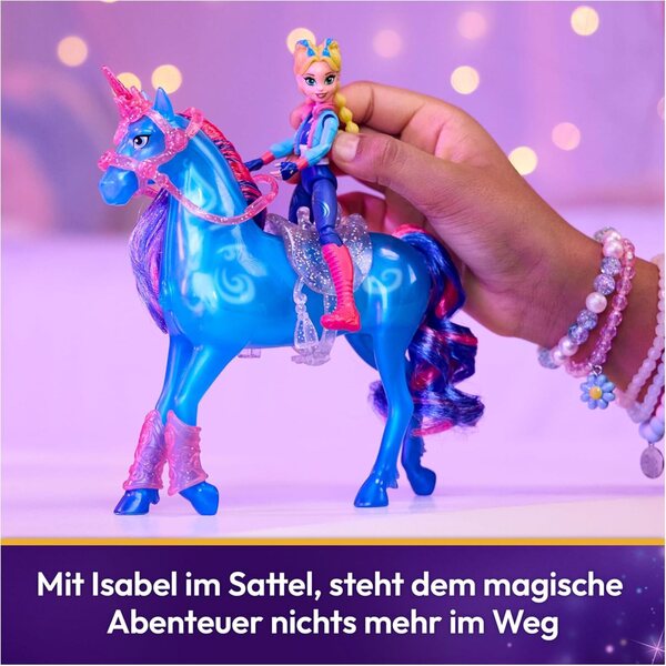 Unicorn Academy Isabel & River – Set mit magischen Lichtern und Zubehör für Kinder ab 4 Jahren