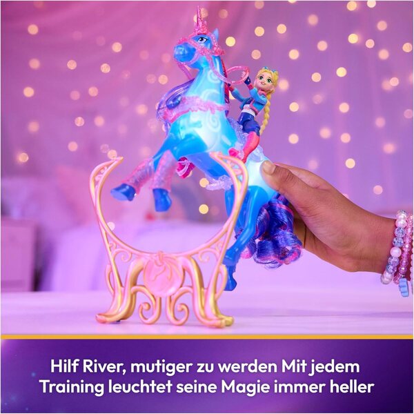 Unicorn Academy Isabel & River – Set mit magischen Lichtern und Zubehör für Kinder ab 4 Jahren