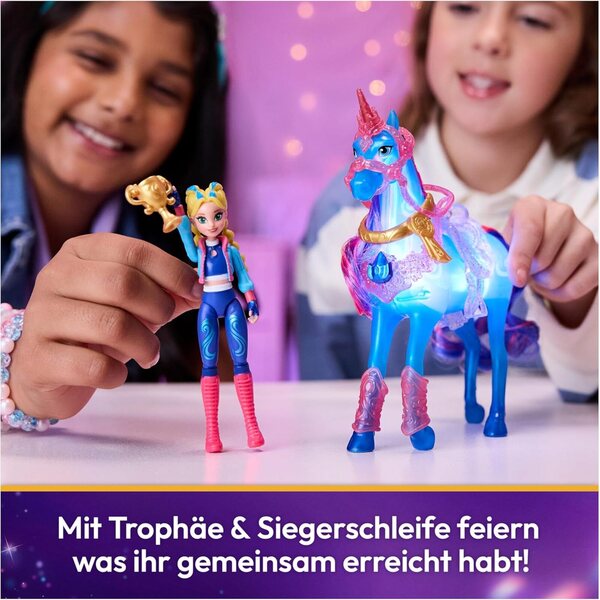 Unicorn Academy Isabel & River – Set mit magischen Lichtern und Zubehör für Kinder ab 4 Jahren