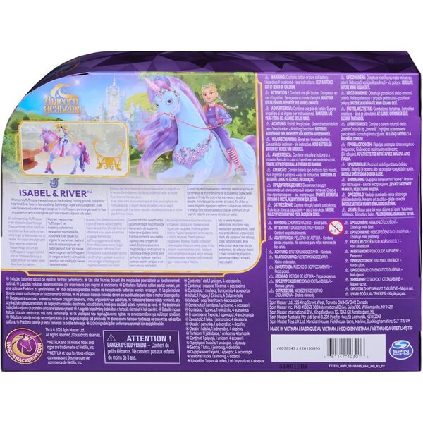 Unicorn Academy Isabel & River – Set mit magischen Lichtern und Zubehör für Kinder ab 4 Jahren